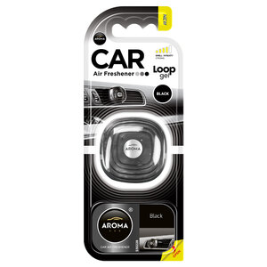 AROMA CAR - Profumi da bocchetta aria LOOP GEL Black - AROMA CAR - Profumi da bocchetta aria