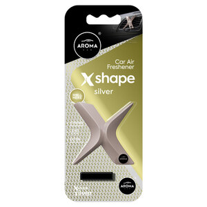 AROMA CAR - Profumi da bocchetta aria X-Shape Silver - AROMA CAR - Profumi da bocchetta aria