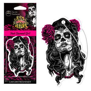 AROMA CAR - Profumi da appendere Dia De Los Muertos Girl Pink - AROMA CAR - Profumi da appendere
