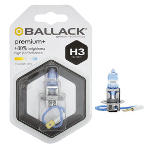 BALLACK - Lampadine Altri Attacchi Premium H3 - BALLACK - Lampadine Altri Attacchi