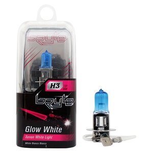 BRYTE - Lampadina moto alogena Xenon Glow H3 - BRYTE - Lampadina moto alogena Xenon