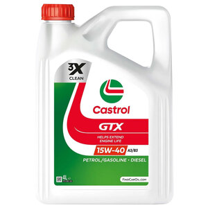 CASTROL - Olio motore GTX 15W40 A3/B3 - CASTROL - Olio motore
