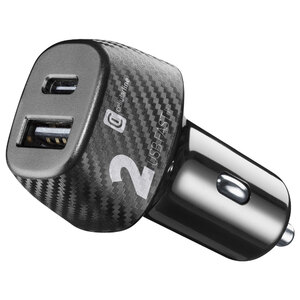 CELLULAR LINE - USB da presa accendisigari USB + USB-C - CELLULAR LINE - USB da presa accendisigari