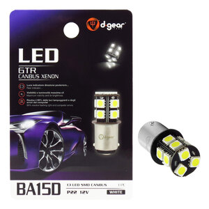 D-GEAR - Lampadina BA15D a led BA15D Canbus SMD Led - D-GEAR - Lampadina BA15D a led