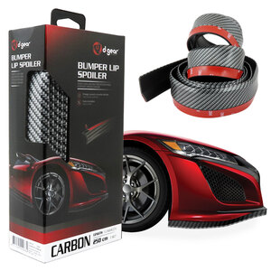 Spoiler adesivo universale Bumper Lip Spoiler Classic Carbon - D-GEAR D-GEAR