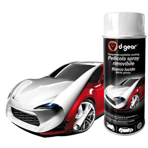 D-GEAR - Vernice-removibile spray Bianco lucido - D-GEAR - Vernice-removibile spray