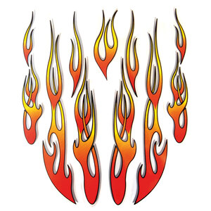 GAT - Adesivi Fiamme tribali - GAT - Adesivi