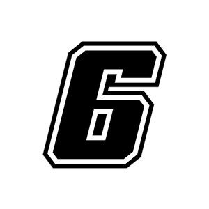 GAT - Numeri e lettere adesive Race moto GP - GAT - Numeri e lettere adesive