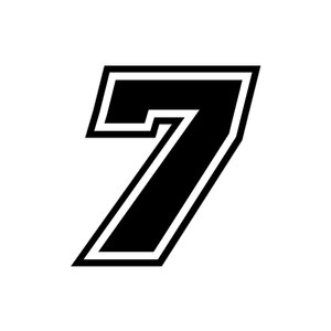 GAT - Numeri e lettere adesive Race moto GP - GAT - Numeri e lettere adesive