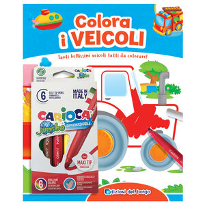 EDIZIONI DEL BORGO - Libro Colora i veicoli - EDIZIONI DEL BORGO - Libro