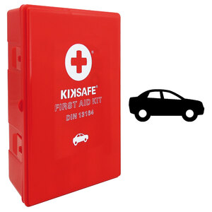 KIKSAFE - Cassetta Pronto Soccorso Per auto e furgoni DIN 13164 - KIKSAFE - Cassetta Pronto Soccorso