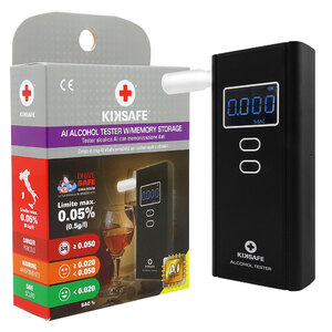 KIKSAFE - Etilometro Con memoria - KIKSAFE - Etilometro