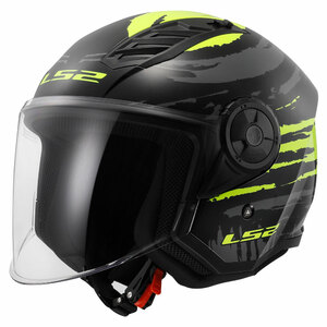 LS2 HELMETS - Casco Jet Aperto OF616 Airflow II Brush - Casco Jet Aperto