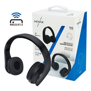 NOVAK - Auricolare Bluetooth Cuffie Wireless BT - NOVAK - Auricolare Bluetooth