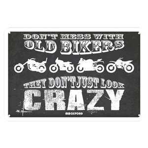 OXFORD - Cartello in latta They don't just - OXFORD - Cartello in latta