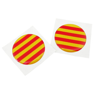 ROX - Emblema 3D Bandiera Catalonia - ROX - Emblema 3D