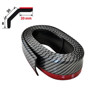 SIMONI RACING - Spoiler adesivo universale Lip Splitter - SIMONI RACING - Spoiler adesivo universale