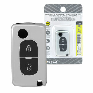 Cover chiave Peugeot, Citroen D02H2 - VENZO Citroen C2, C3, C4, C5, C6, C8, Xsara, Peugeot 107, 207, 307 VENZO