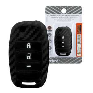 VENZO - Cover chiave Carbon Edition - VENZO Kia K3, K3S, K4, K5, KX3, KX5 - Cover chiave