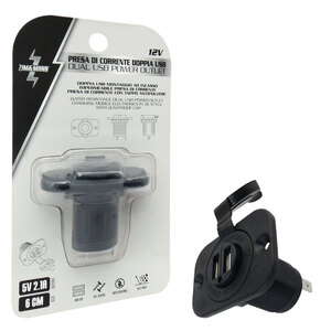 ZIM&MANN - Presa di corrente Doppio USB - ZIM&MANN - Presa di corrente